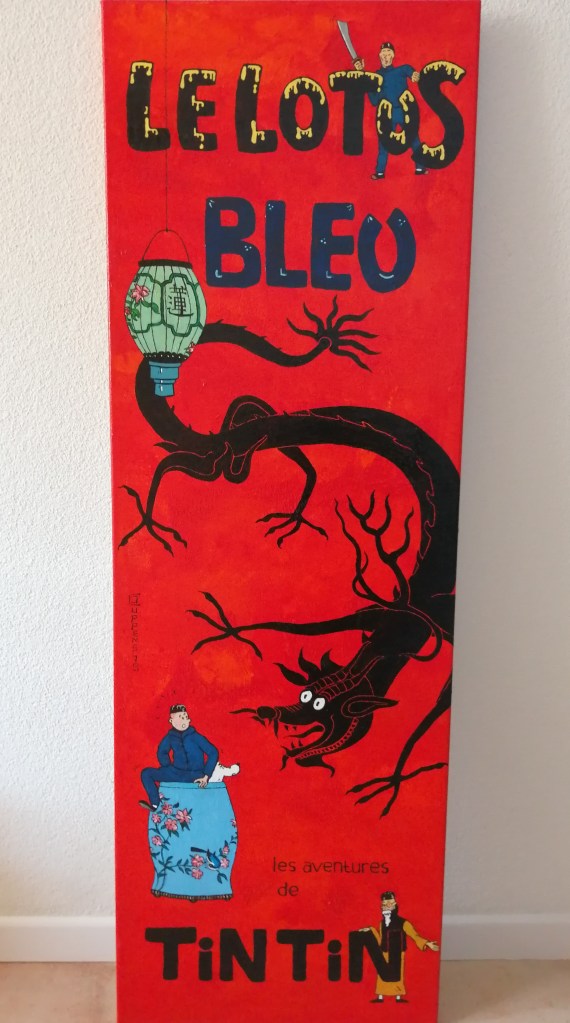 3. Tintin: Le lotus blue.